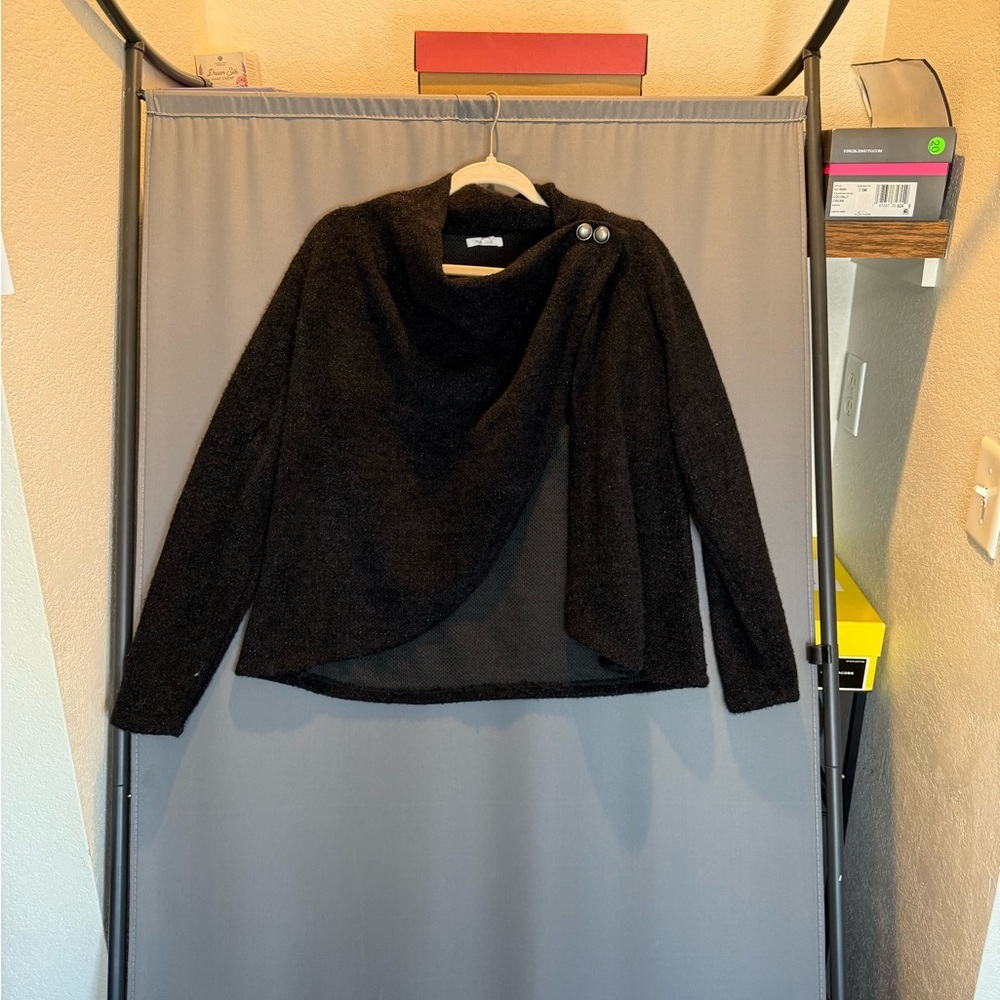 Maurices Black Cowl Neck Sweater
